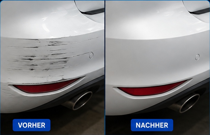 Smart Repair am Stoßfänger